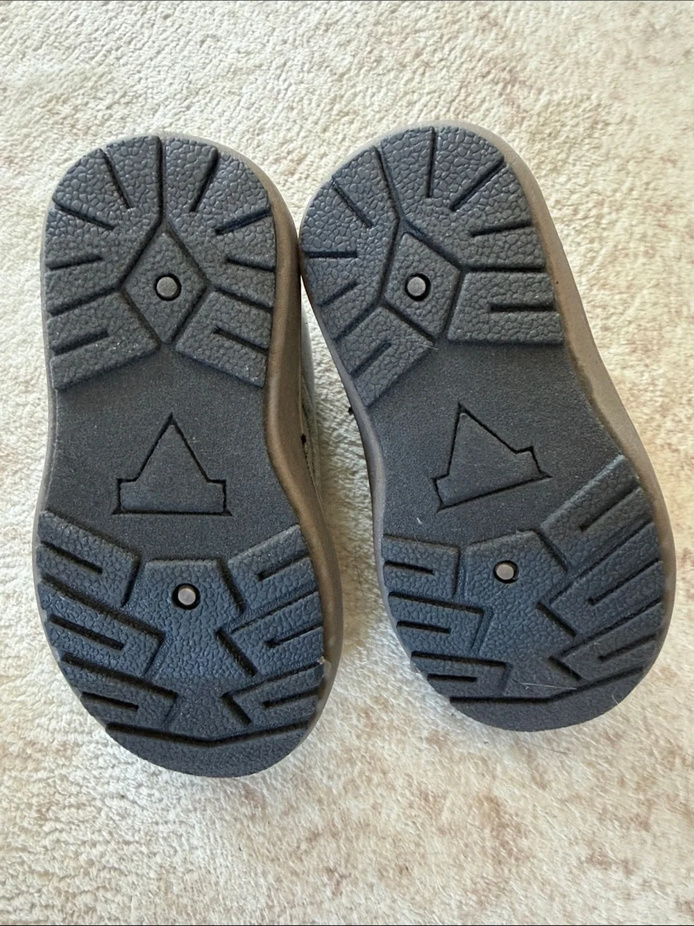 Grey Baby & Walker Lace-Up First-Walk Shoes
